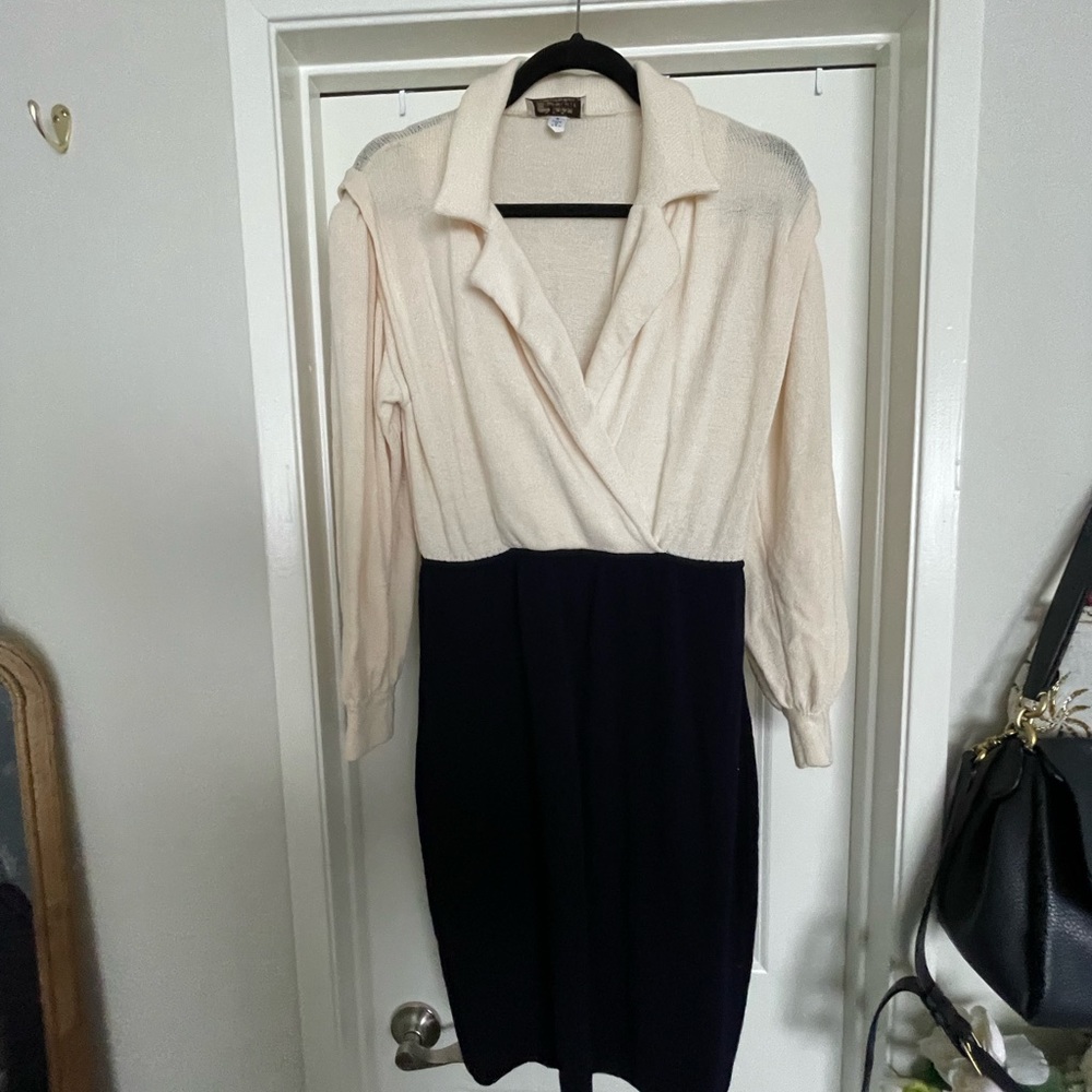 ST.JOHN – Knitted 40s Style Dress – sz 8